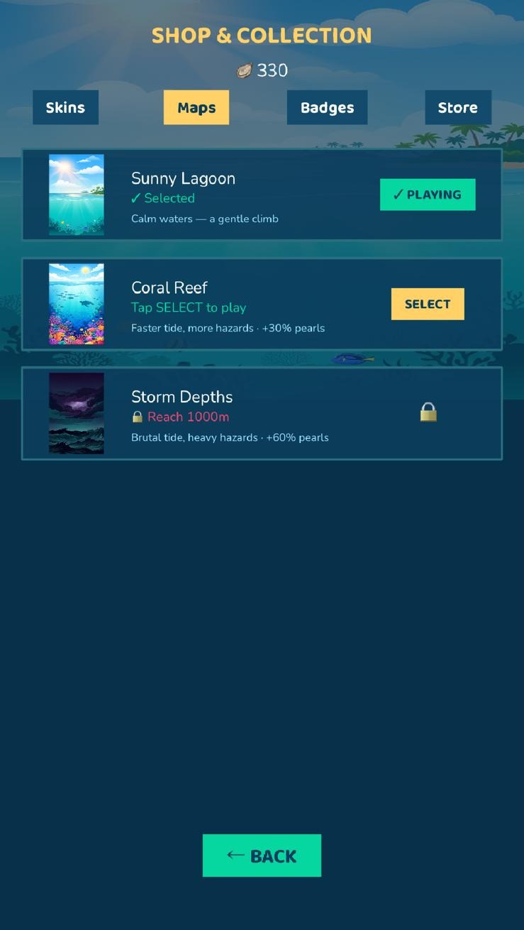 Three ocean worlds